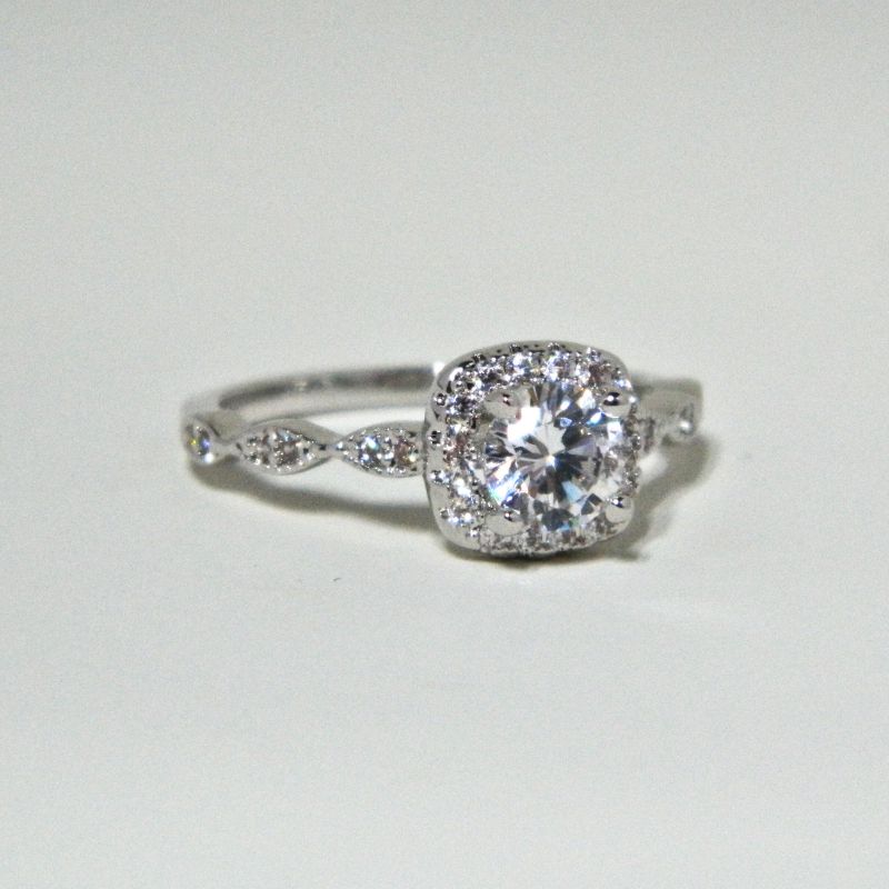 Silver CZ Fashion Ring